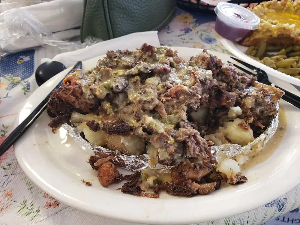 Baked Potato w Beef Brisket